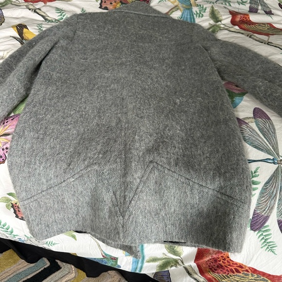 Marc New York Sz 10 Fuzzy Pea Coat - Picture 2 of 5